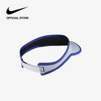 Nike Kids Aerobill Featherlight Visor Hat - Football Grey