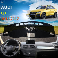 Dashboard Pad สำหรับ Audi Q3 2012 2013 2014 2015 2016 2017รถอุปกรณ์เสริม Dash Board พรม Anti-UV Sunshield Dashmat