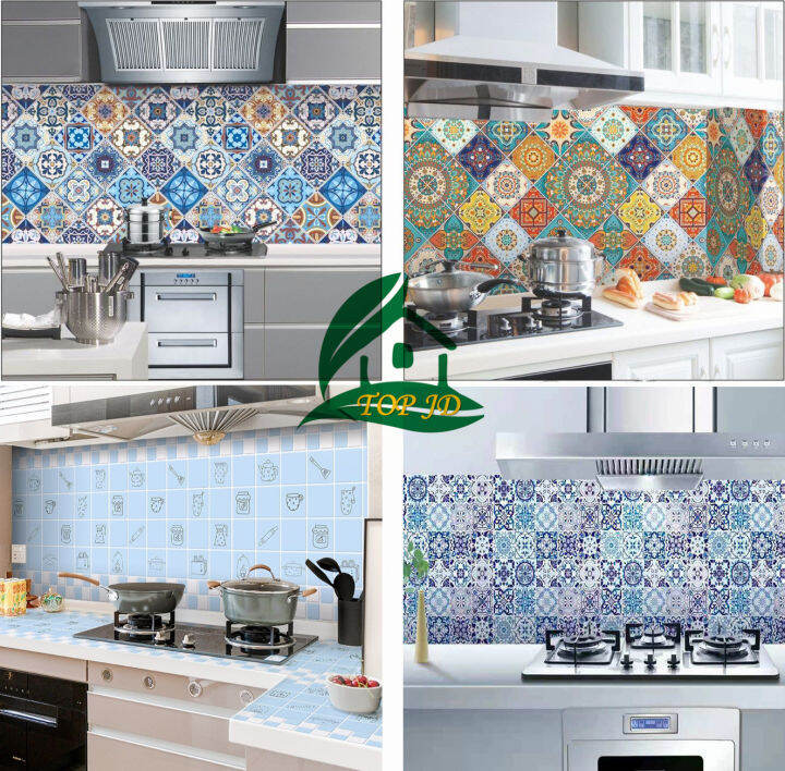 Water proof kitchen oilproof wall sticker High temperature resistance