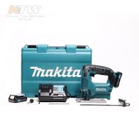 MAKITA เลื่อยจิกซอไร้สาย 12 โวลต์ รุ่น JV101DWYE ความยาวช่วงชัก 18 มม. (11/16 นิ้ว) รวมแบตเตอรี่และแท่นชาร์จ ( M011-JV101DWYE )