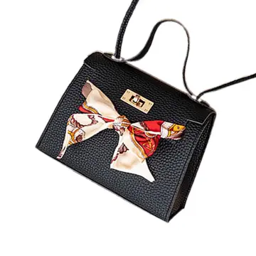 Buy New Silk Scarf Bowknot One-shoulder Mobile Phone Small Bag