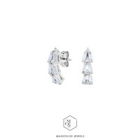 Maison de Jewels - Original Confetti Earrings ต่างหูเงิน โรสโกลด์ ทอง เพชร CZ  ต่างหูใส่ทุกวัน  ต่างหูออกงาน ต่างหูดีไซน์