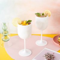 【CW】┋▼♧  480ML Plastic Goblet Cup Cocktails Big Belly Margaret Wine Wedding Cups Beer Mugs