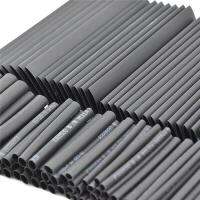 127PCS Black Insulated Flame-retardant Heat Shrinkable Tubing Set 2:1 Bagged Heat Shrinkable Tubing Combination Cable Management