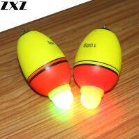 ◑▬❈ 5Pcs Double Optical Interchange Night Led Electronic Luminous Sea Fishing Float Long Shot Drift Rod Stopper Floats Light Pesca