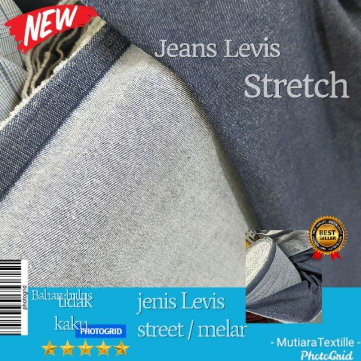 Kain Jeans Levis Denim Street Bahan Kain Levis Jeans Street Harga Per