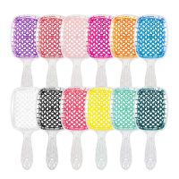 Flash Tangled Hair Comb Detangling Hair Brush Massage Combs Hollow Out Wet Curly Hair Brush Barber Comb Salon Hair Styling Tools