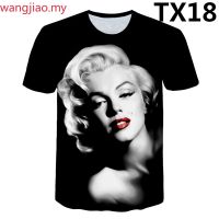 marilyn monroe t shirt  men and women femme top shirts streetwear t-shirt summer female new clothes funny hip hop tee