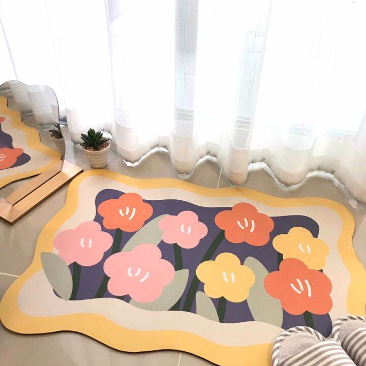 indoor-doormat-non-slip-พรมเช็ดเท้ากันลื่น-พรมเช็ดเท้า-ไดอะตอมโคน-พรมกันลื่น-เช็ดเท้า-กันลื่น-พรมห้องน้ำ-พรมหน้าห้องน้ำ-ทำความสะอาดง่าย-พรมเช็ดเท้ากันลื่นซับน้ำอย่างดี-door-mat-พรมตกแต่งห้อง-พรมแต่งห้