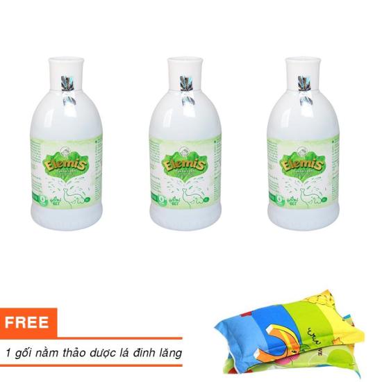 Bộ 3 chai nước tắm thảo dược elemis 200ml cho trẻ sơ sinh chống rôm sẩy - ảnh sản phẩm 1