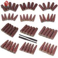 ◐ 38mm 48mm Abrasive Sandpaper Grinding Head Sanding Cone Engine Porting Assortment Set Sleeve Sandpaper Roll With 1/4inch Shank