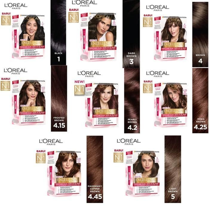 Loreal Hair Color L'Oréal Paris Excellence Fashion Hair Color Cream Hair  Color Perwarna Rambut Hair Dye Color | Lazada