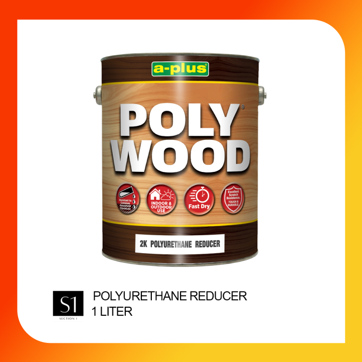 Section One Polyurethane Reducer Wood Floor Varnish 1 Liter
