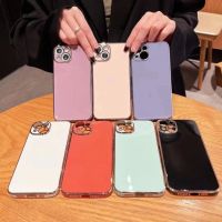 guohongzhilianjiaoyukej เคส iPhone 6 6S 6s 7 8 2020 X XS XR ขอบตรงพรีเมี่ยมสะดวกสบายกรณีโทรศัพท์หล่น