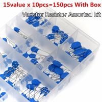 15values*10pcs=150pcs  Varistor Resistor Assorted kit Box 5D471K 7D471K 7D431K 10D471K 10D431K 10D391K 14D471K 14D431K 10D241K WATTY Electronics