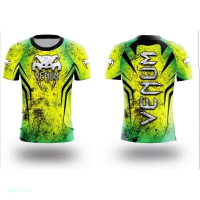 New！Mma 2023！Green vnm Fashion Mens T-shirt High quality products （Freeprinting of names）