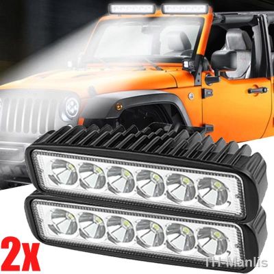 【LZ】♗๑  6 LED 18W Work Light DRL Car Offroad High Brightness Spotlight Headlight Work Light Night Driving Fog Lamp 12V