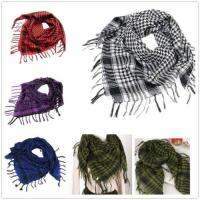 [วิจิตร]แฟชั่นล่าสุดผู้หญิงผู้ชาย Unisex อาหรับ Shemagh Keffiyeh ปาเลสไตน์ผ้าพันคอ Shawl Wrap ผ้าพันคอ