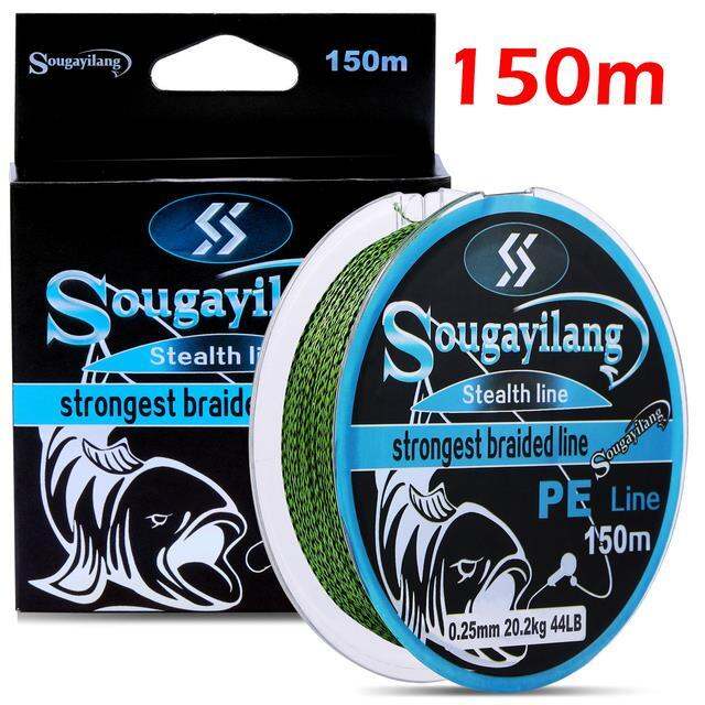 sougayilang-สายการประมงลอยถัก4เส้นยาว150ม-350-550ม-20-78lb-ปลาคาร์พทนทานต่อการตกปลาในทะเลน้ำแข็ง0-14-0-40มม