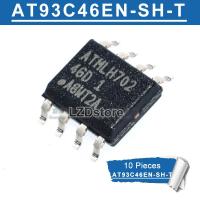 10ชิ้น AT93C46EN SOP-8 93C46EN AT93C46EN-SH-T SOP8 46E SOP SMD Memory Serial Eeeprom