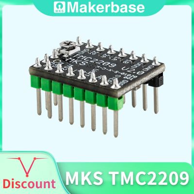 Makerbase MKS TMC2209 2209สเต็ปเปอร์มอเตอร์สเต็ปสติ๊กมอเตอร์ชิ้นส่วนเครื่องพิมพ์3D 2.5A เงียบกริบ UART สำหรับ Sgen_L Gen_L โรบินนาโน