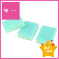 ฟองน้ำพร้อมใยขัด POLY-BRITE ULTRA ANTI-BACTERIA 3x4นิ้ว 2แถม1SCOURER SPONGE POLY-BRITE ULTRA ANTI-BACTERIA 3x4" 3 PCS **มีบริการชำระเงินปลายทาง**