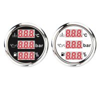 Yacht Meter Gauge Console 2 Inch Water Temp Oil Pressure  Fuel Level Gauge