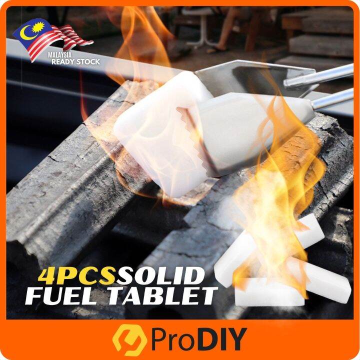 4PCS BAG SOLID FUEL TABLET Lilin Askar Hexamine Solid Fuel Tablets Mini  Stove Camping Stove Pocket Stove Dapur Kecil | Lazada