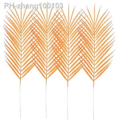 Leaves Palm Artificial Leaf Fake Faux Decorpartyfor Tropical Fronds Floral Decoration Wedding Stems Dried Jungle Bouquet FlowerTH