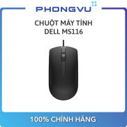 Chuột máy tính Dell MS116 Đen - Bảo hành 12 tháng