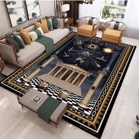 Masonic Illuminati printed Pattern Rug Baby Play Crawl Floor Mat Living Room Carpet Decoration Fitness Pet Carpet Tapestry