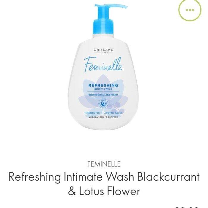Oriflame Feminelle Refreshing Intimate Wash Blackcurrant dan Lotus