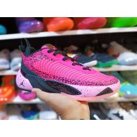 AU HOT 【Original】 ΝΙΚΕ A J Luka- 1 Low Mens PinkBlack Fashion รองเท้าบาสเก็ตบอล {Limited Time Offer}