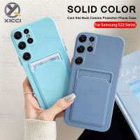 XICCI ถุงการ์ดแบบดั้งเดิมซิลิโคนนิ่มเคสสุดหรูสำหรับ Samsung S23พิเศษ/S23บวก/S23กันกระแทกฝาครอบเคสป้องกันมือถือ