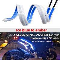 【CW】❆  2 Pcs Drl for Motorcycle Tail Stop Wall Lamps Flashing Led Tape Brake