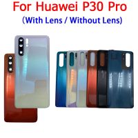 Huawei P30 Pro คุณภาพสูงและใหม่สำหรับฝาหลังปิดโทรศัพท์กระจกหลังประตูที่อยู่อาศัย P30หลังโปรฝาหลังปิดโทรศัพท์หลังที่มีเลนส์กระจกและโลโก้