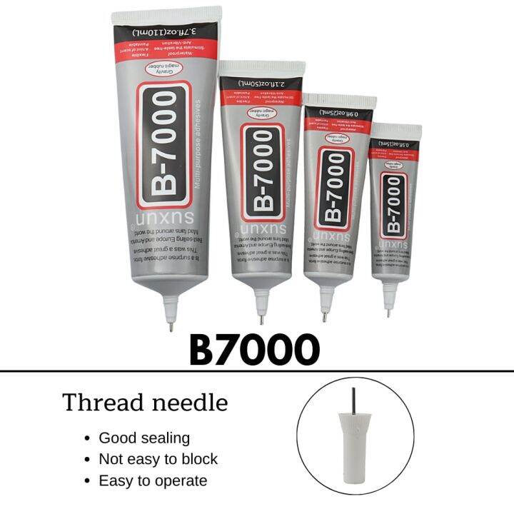 15ML 25ML 50ML 110ML Universal DIY Glue B-7000 SUXUN B7000 Glue Clear ...