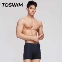 TOSWIM ชุดอุปกรณ์แว่นตาว่ายน้ำและหมวกว่ายน้ำสำหรับผู้ชาย,กางเกงว่ายน้ำแห้งเร็วและอุปกรณ์ฝึกฝนแบบมืออาชีพบ๊อกเซอร์สำหรับผู้ชาย