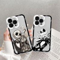 Corpse Bride Phone Case For IPhone 14 Plus 13 12 11 Pro Max Angle Eyes Transparent Black Cover Clear Funda  Screen Protectors