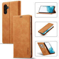 Thinmon A53 Samsung 5G/A73 5G/A33 5G/A04 4G/A04S เคสหนังพลิกย้อนยุคพร้อมที่วางเคสกระเป๋าสตางค์แม่เหล็กหลายช่องเสียบบัตร