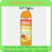 Sữa chua uống nha đam vị Xoài Aloe King Yogos OKF 500ml - Hàn Quốc