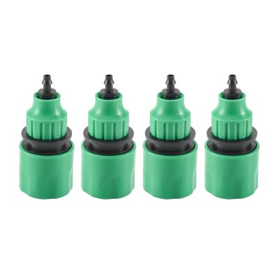 Garden Hose Pipe One Way Adapter Tap Connector Fitting For Irrigation 4-pack