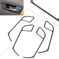 4PCS Car Interior Door Handle Panel Control Trim Cover for Audi A4 B8 2009 2010 2011 2012 2013 2014 2015 2016