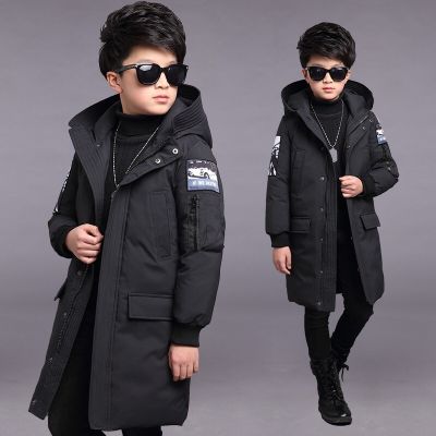 -30 boys winter jackets children clothing warm down cotton jacket Hooded coat waterproof thicken outerwear kids parka clothes