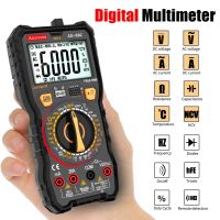 Digital Multimeter TRMS Auto Range DC AC Voltage Tester Ohm Meter Capacitor Electrical Professional Multimetro Transistor  NCV Electrical Trade Tools