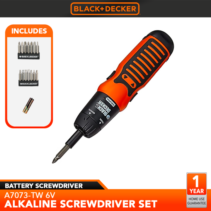 Black & Decker AA Alkaline Electric Screw Driver Review