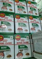 Royal Canin Mini Adult Pouch x 12ซอง(BBF30/07/24) - โรยัล คานิน อาหารเปียก ชนิดซอง สำหรับสุนัขโตพันธุ์เล็ก 85g x 12ซอง