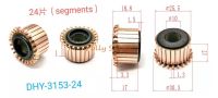 2ชิ้น10*25.5*18.8มม24P ประเภทตะขอทองแดงฟันมอเตอร์ไฟฟ้า Dhy-3153-24 Commutator