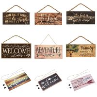 Home Decorative Wooden Plaque Hanging Pendants Wall Door Sign for Christmas Party Calligraphy Art Painting Hanging