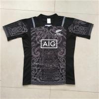 Outlet Mens 2018 2019 นิวซีแลนด์ All blacks maori 100th years Special Edition ประสิทธิภาพบ้าน NRL Super Rugby พิมพ์รูปแบบเสื้อ